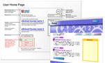 The eSchool Online LMS wireframes and screenshots