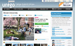 Screenshot of the Unigo 'College Photos' page (March 2011)